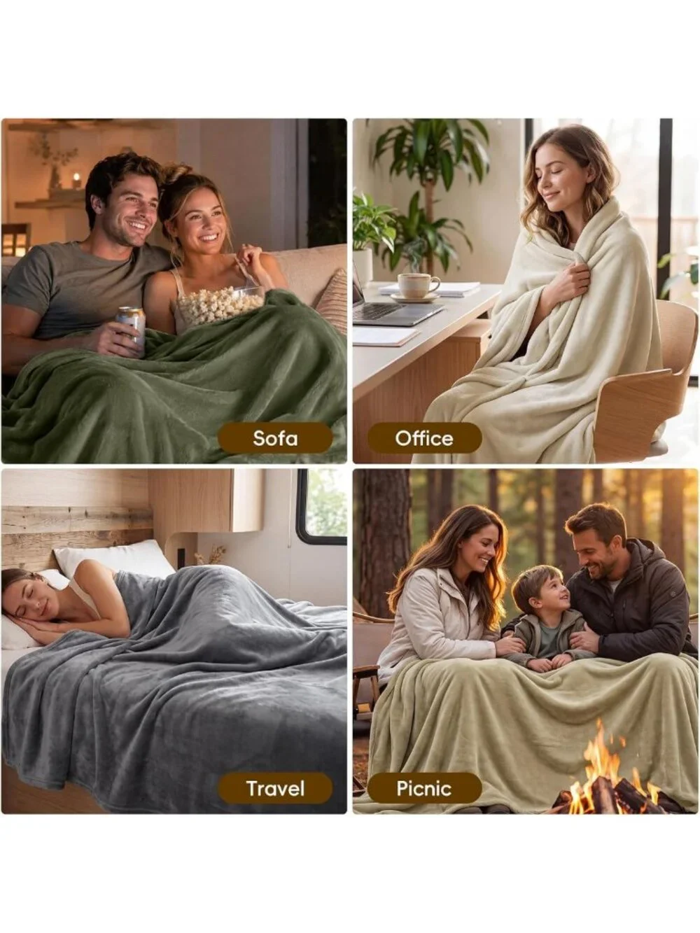 Cozy Queen Fleece Blanket 90